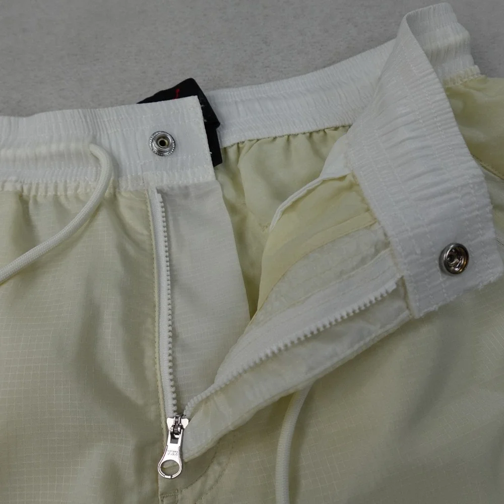 Jordan x Off White Woven Pants Mens Small Fossil Virgil Abloh Nylon DB4250